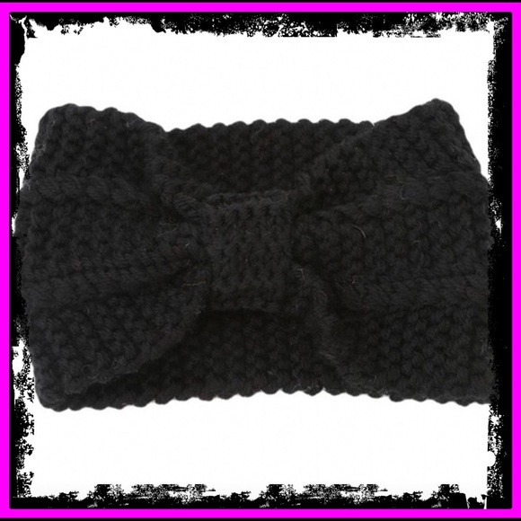 Hand Crafted Accessories - 🆕 Knitted Crocheted Headband Ear Warmer